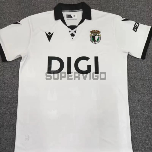 Camiseta Burgos CF Primera Equipación 2025/2026 Blanco/Negro