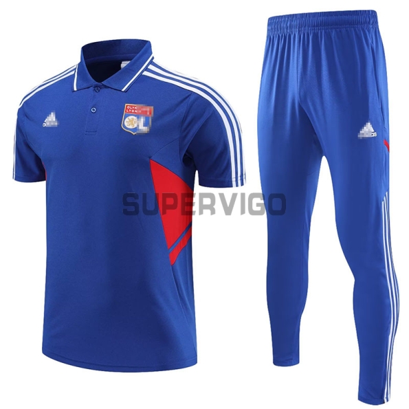Polo Olympique Lyon 2023/2024 Azul