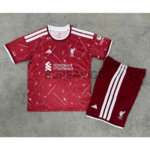 Camiseta Liverpool Primera Equipación 2026/2027 Rojo Niño Kit