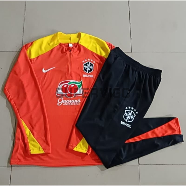 Sudadera De Entrenamiento Brasil 2025/2026 Naranja