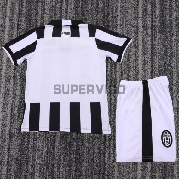 Camiseta Juventus Primera Equipación Retro 2014/15 Blanco/Negro Niño Kit