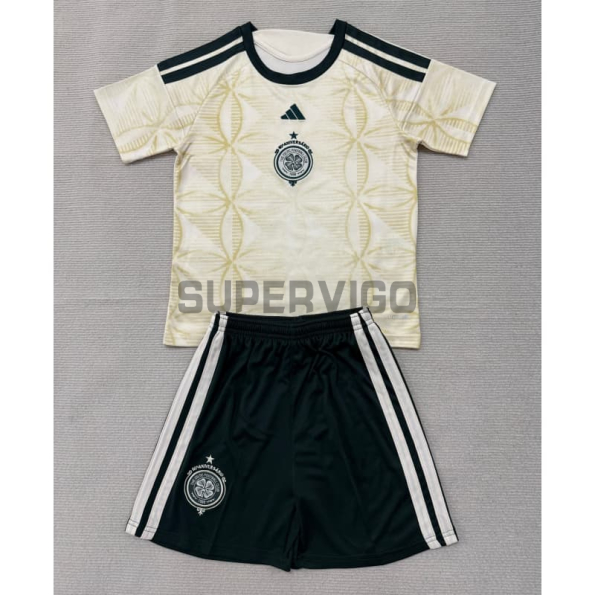 Camiseta Celtic Tercera Equipación 2026/2027 Beige Niño Kit