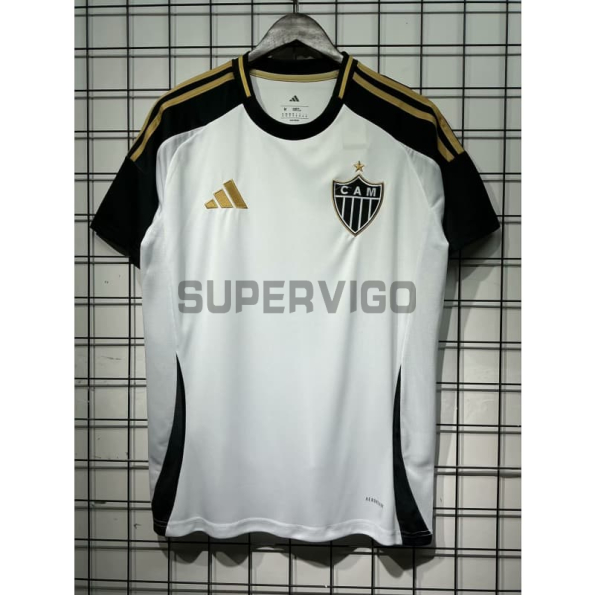 Camiseta Atlético Mineiro Segunda Equipación 2025/2026 Blanco/Negro