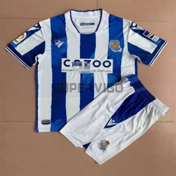 Camiseta Real Sociedad Primera Equipación 2022/2023 Niño Kit