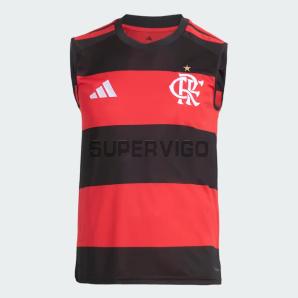 Camiseta Flamengo Sin Mangas Primera Equipación 2026/2027 Negro/Rojo