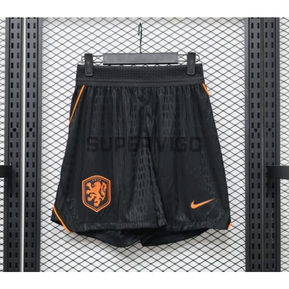 Pantalón Corto Holanda Primera Equipación Mundial 2026 Negro (EDICIÓN JUGADOR)