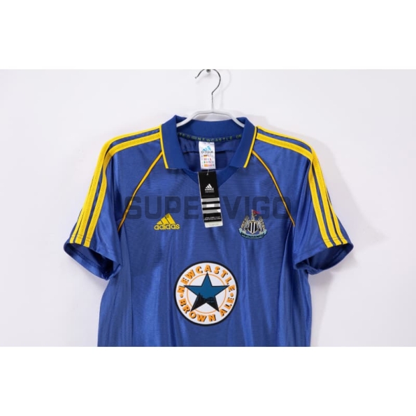 Camiseta Newcastle United Segunda Equipación Retro 1998/00 Azul