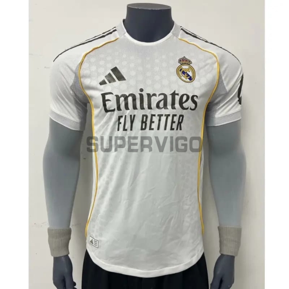 Camiseta Real Madrid Primera Equipación 2025/2026 Blanco (EDICIÓN JUGADOR)