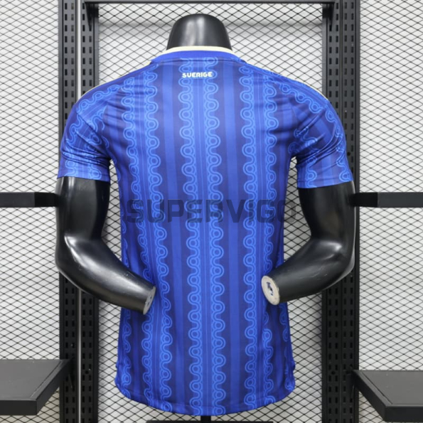 Camiseta Suecia Segunda Equipación Mundial 2026 Azul Oscuro (EDICIÓN JUGADOR)