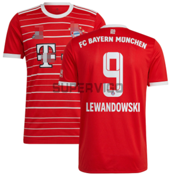 Maillot Robert Lewandowski 9 Bayern Munich 2022/2023 Domicile