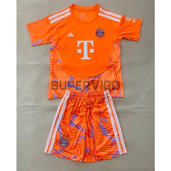 Camiseta de Portero Bayern Múnich 2026/2027 Naranja Niño Kit