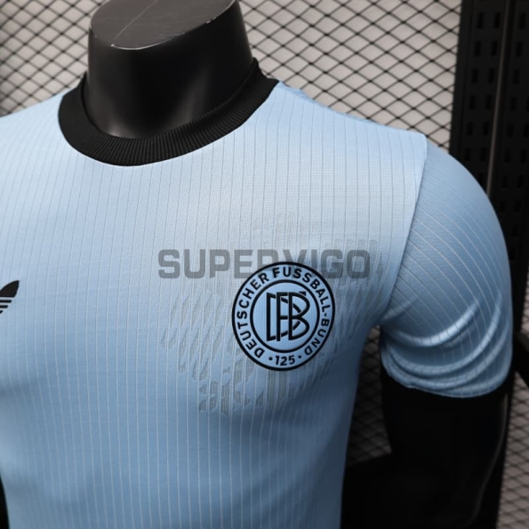 Camiseta de Portero Alemania 125 Aniversario Edición 2025 Azul (EDICIÓN JUGADOR)