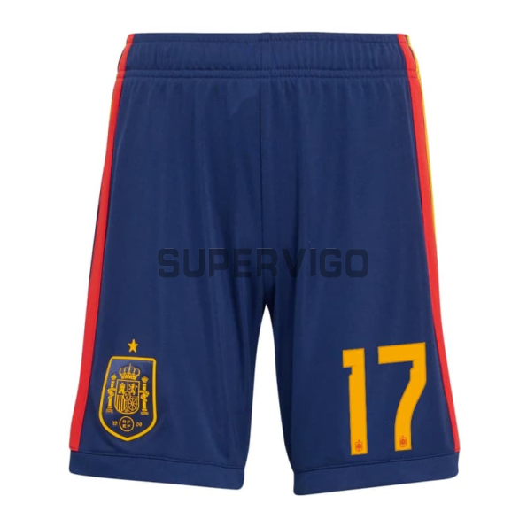 Camiseta Williams Jr 17 España Primera Equipación 2026 Rojo/Azul