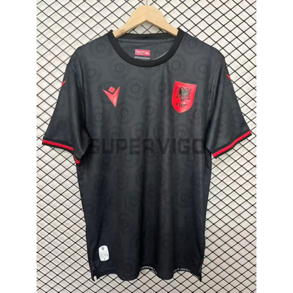 Camiseta Albania Tercera Equipación Mundial 2026 Negro