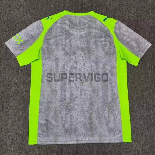 Camiseta Manchester City Tercera Equipación 2025/2026 Gris/Verde Neón