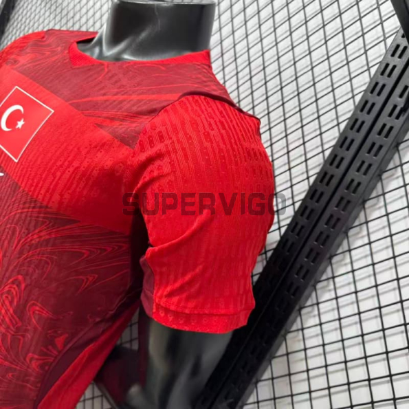 Camiseta Turquía Primera Equipación Mundial 2026 Rojo (EDICIÓN JUGADOR)