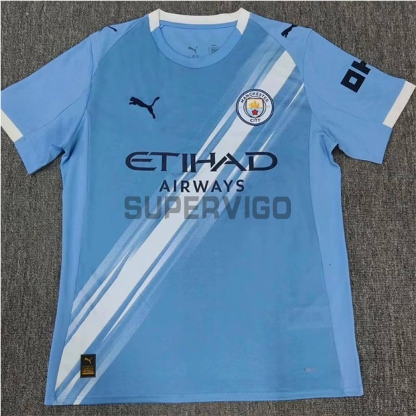 Camiseta Manchester City Primera Equipación 2025/2026 Azul
