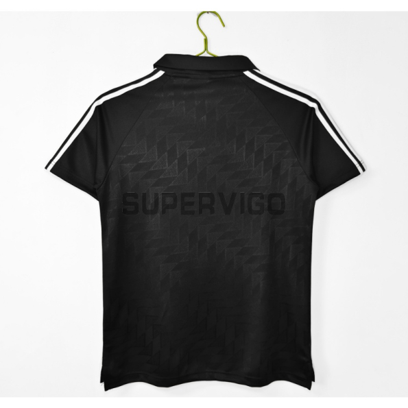 Camiseta Alemania Segunda Equipación Retro 1988/90 Negro