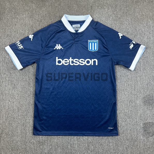 Camiseta Racing Club Segunda Equipación 2025/2026 Azul Marino
