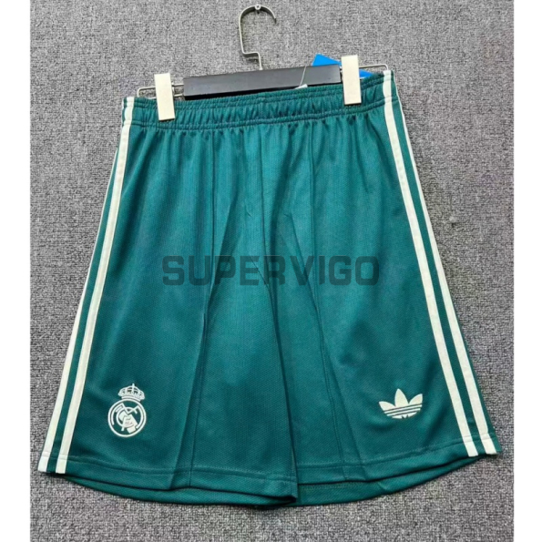 Pantalón Corto Real Madrid Segunda Equipación 2026/2027 Verde Oscuro