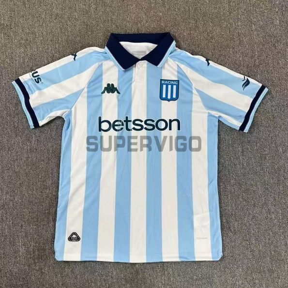 Camiseta Racing Club Primera Equipación 2025/2026 Azul/Blanco