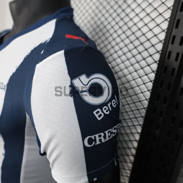 Camiseta Monterrey Primera Equipación 2025/2026 Azul Marino/Blanco (EDICIÓN JUGADOR)