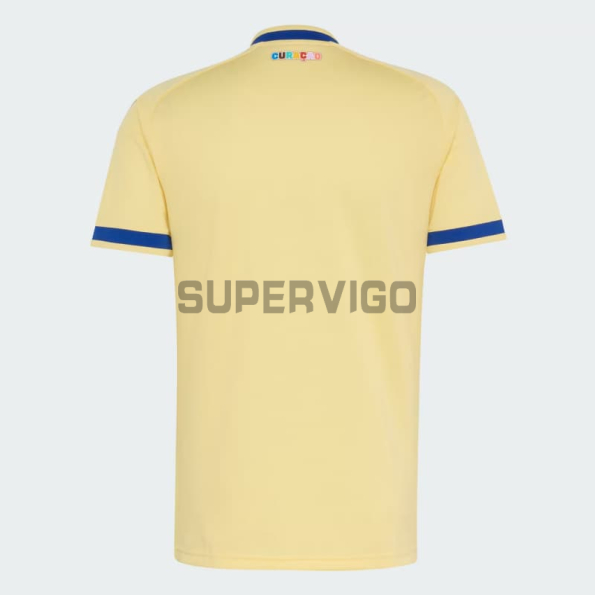 Camiseta Curacao Segunda Equipación Mundial 2026 Amarillo Claro