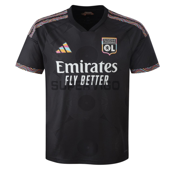 Camiseta Olympique De Lyon Tercera Equipación 2026/2027 Negro