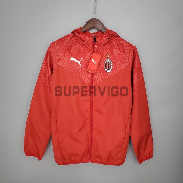 2021/2022 AC Milan Red Windbreaker 