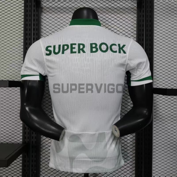 Camiseta Lisboa Segunda Equipación 2025/2026 Blanco (EDICIÓN JUGADOR)