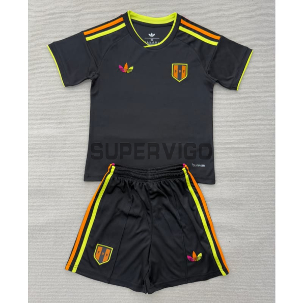 Camiseta Perú Segunda Equipación Mundial 2026 Negro