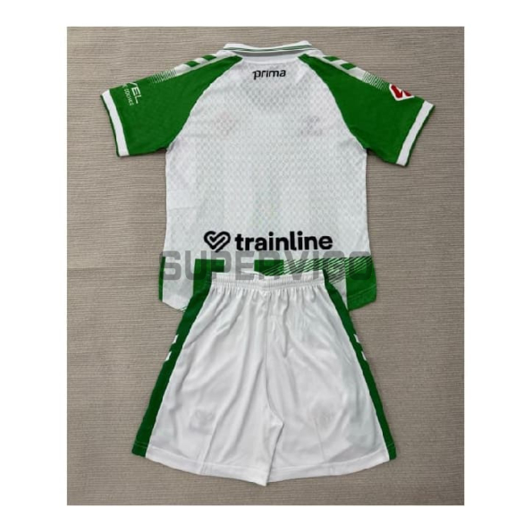 Camiseta Real Betis Primera Equipación 2026/2027 Verde/Blanco Niño Kit con Parche La Liga