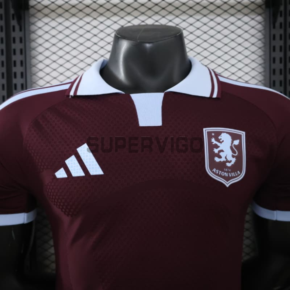 Camiseta Aston Villa Primera Equipación 2026/2027 Borgoña (EDICIÓN JUGADOR)