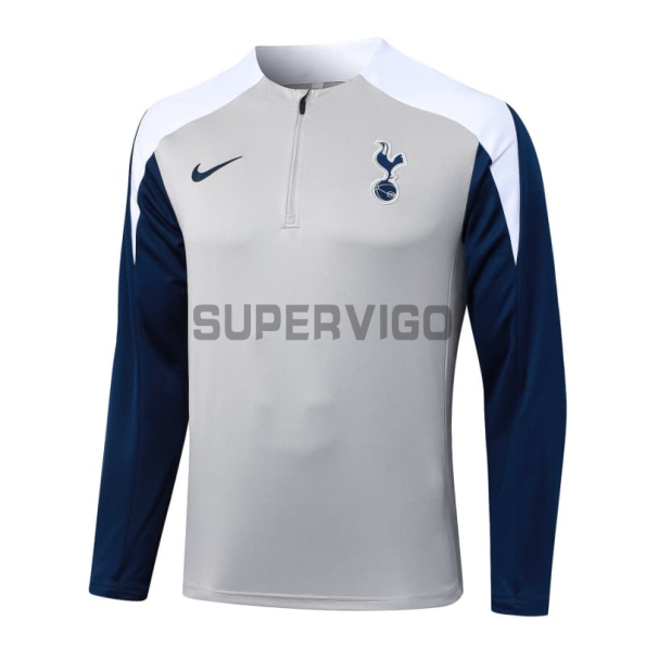 Sudadera De Entrenamiento Tottenham Hotspur 2025/2026 Gris/Azul Marino