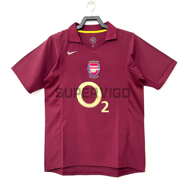 Camiseta Arsenal Primera Equipación Retro 2005/06