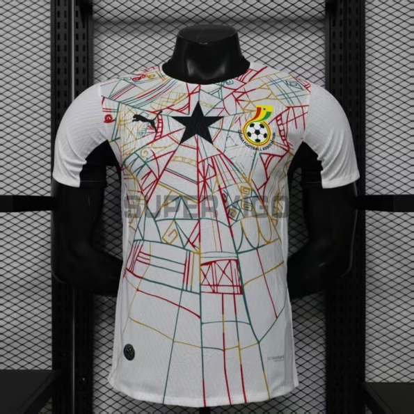 Camiseta Ghana Primera Equipación Mundial 2026 Blanco (EDICIÓN JUGADOR)