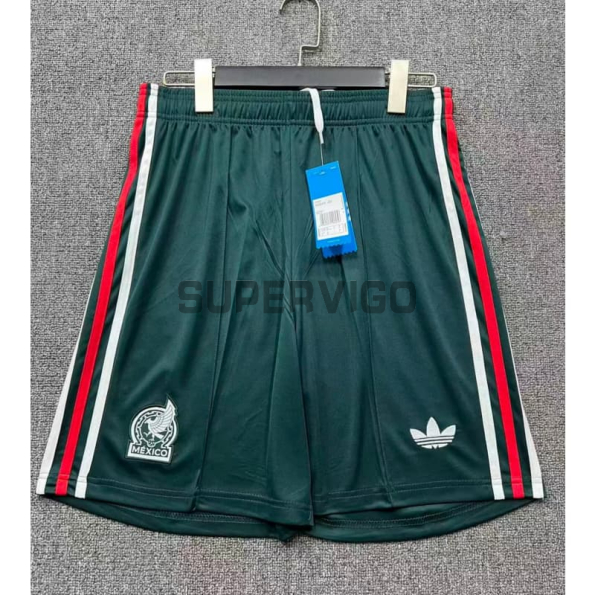 Pantalón Corto México Segunda Equipación Mundial 2026 Verde