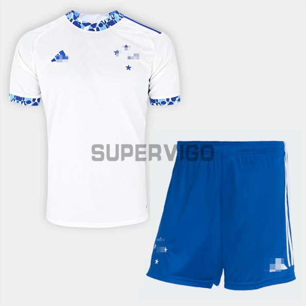 Camiseta Cruzeiro Segunda Equipación 2024/2025 Niño Kit