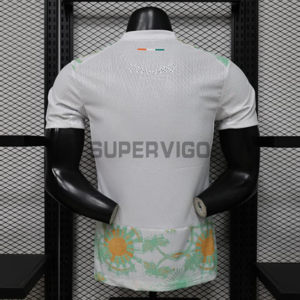 Camiseta Costa de Marfil Segunda Equipación Mundial 2026 Blanco (EDICIÓN JUGADOR)
