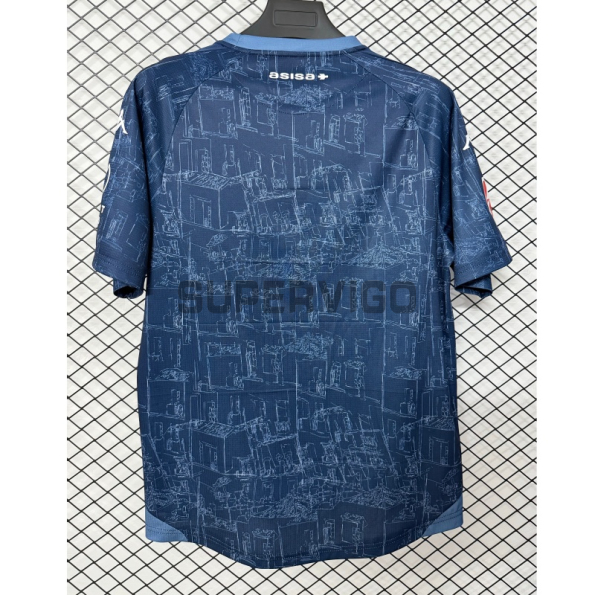 Camiseta Cadiz Segunda Equipación 2026/2027 Azul con Parche La Liga