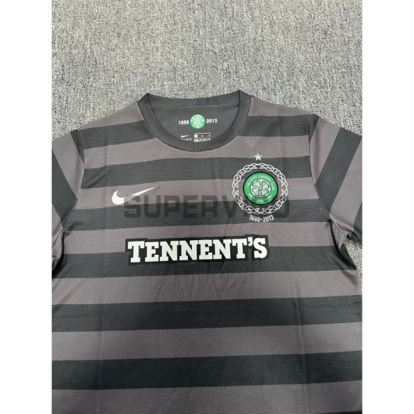 Camiseta Celtic Segunda Equipación Retro 2012/2013 Gris/Negro