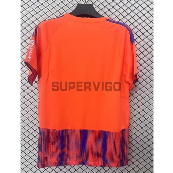 Camiseta Schalke 04 Tercera Equipación 2025/2026 Naranja/Azul
