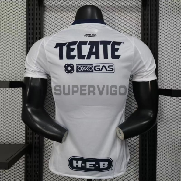 Camiseta Monterrey Segunda Equipación 2025/2026 Blanco (EDICIÓN JUGADOR)