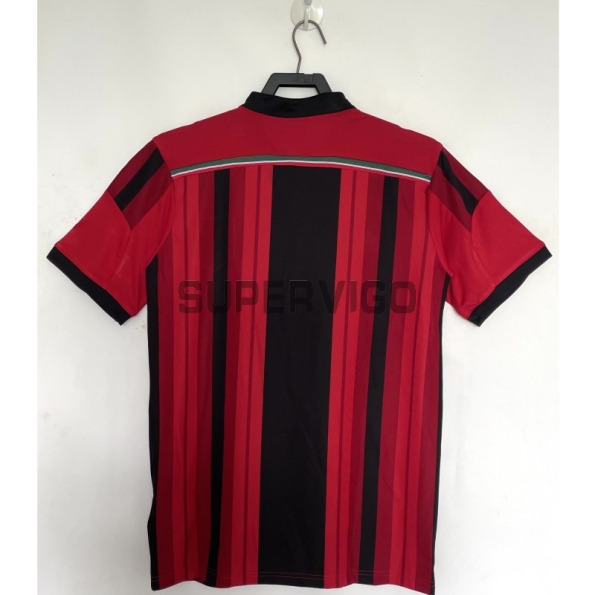 Camiseta AC Milan Primera Equipación Retro 2014/15 Rojo/Negro