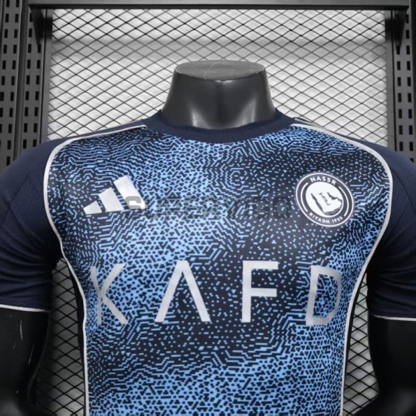 Camiseta Al Nassr Segunda Equipación 2025/2026 Azul (EDICIÓN JUGADOR)