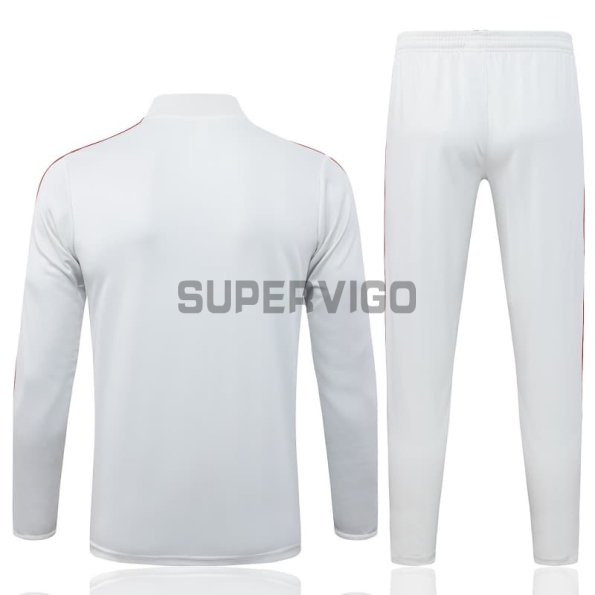 Sudadera De Entrenamiento Flamengo 2025/2026 Kit Gris Claro