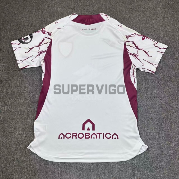 Camiseta Torino Segunda Equipación 2025/2026 Blanco