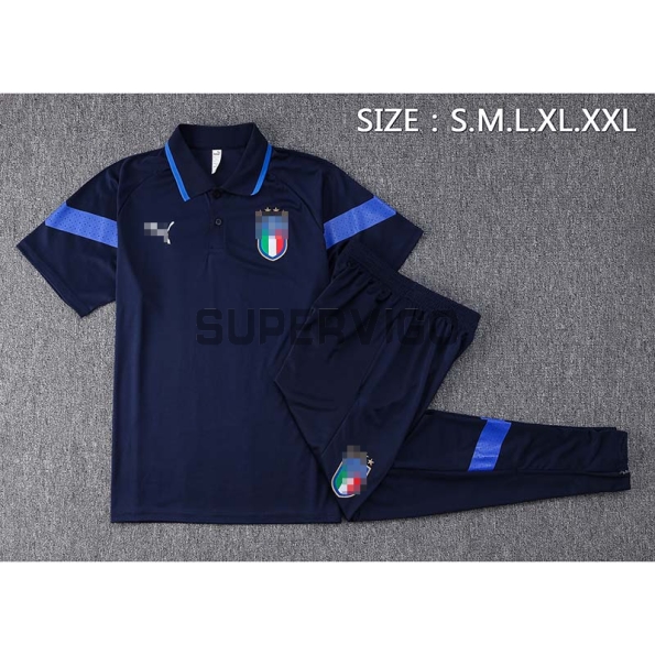 Polo Italie 2022 Bleu Marine