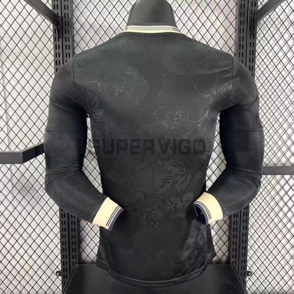 Camiseta Juventus Tercera Equipación 2025/2026 ML Negro (EDICIÓN JUGADOR)