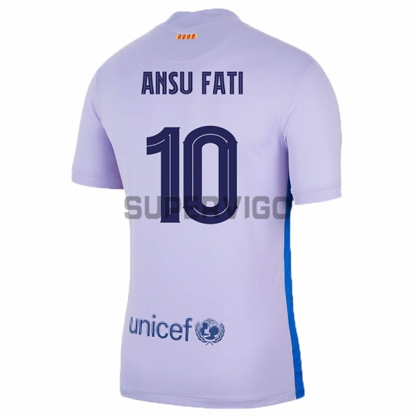 Camiseta Ansu Fati 10 Barcelona Segunda Equipación 2021/2022